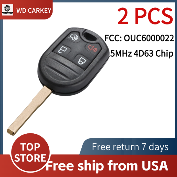 Ford 3+1 Buttons 315MHz 4D63 Chip FCC: CWTWB1U793